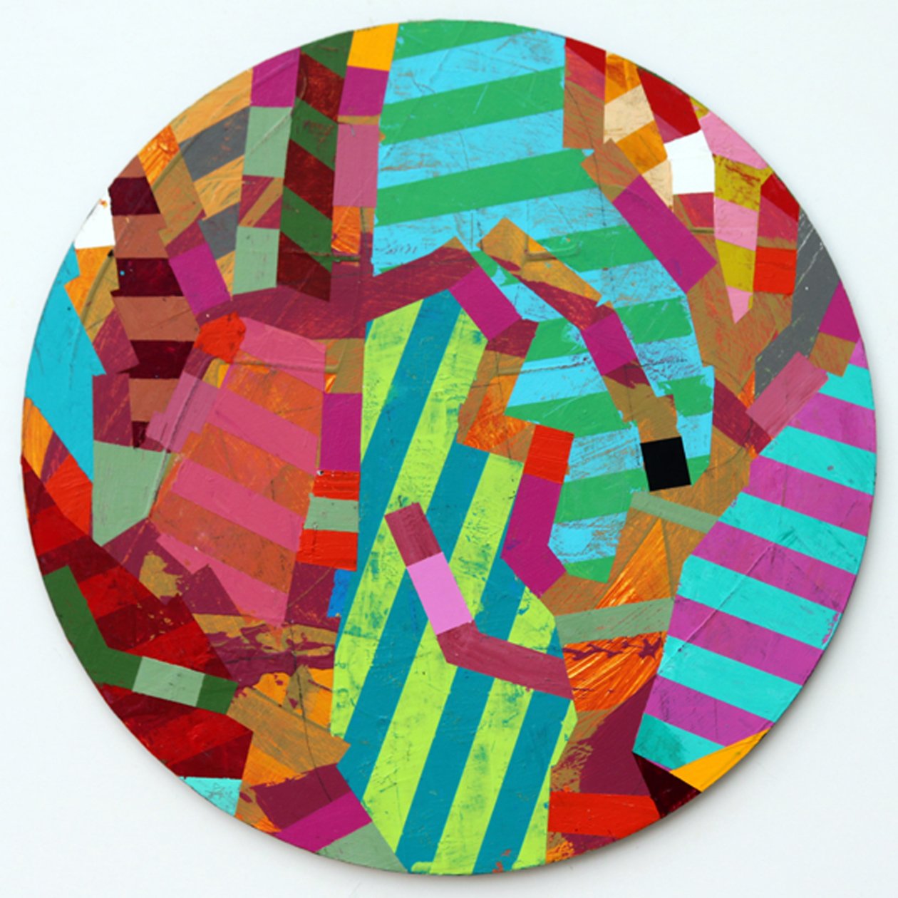 Twixt Heaven & Earth X-A (acrylic on circular board) 作者 莎拉·海沃德