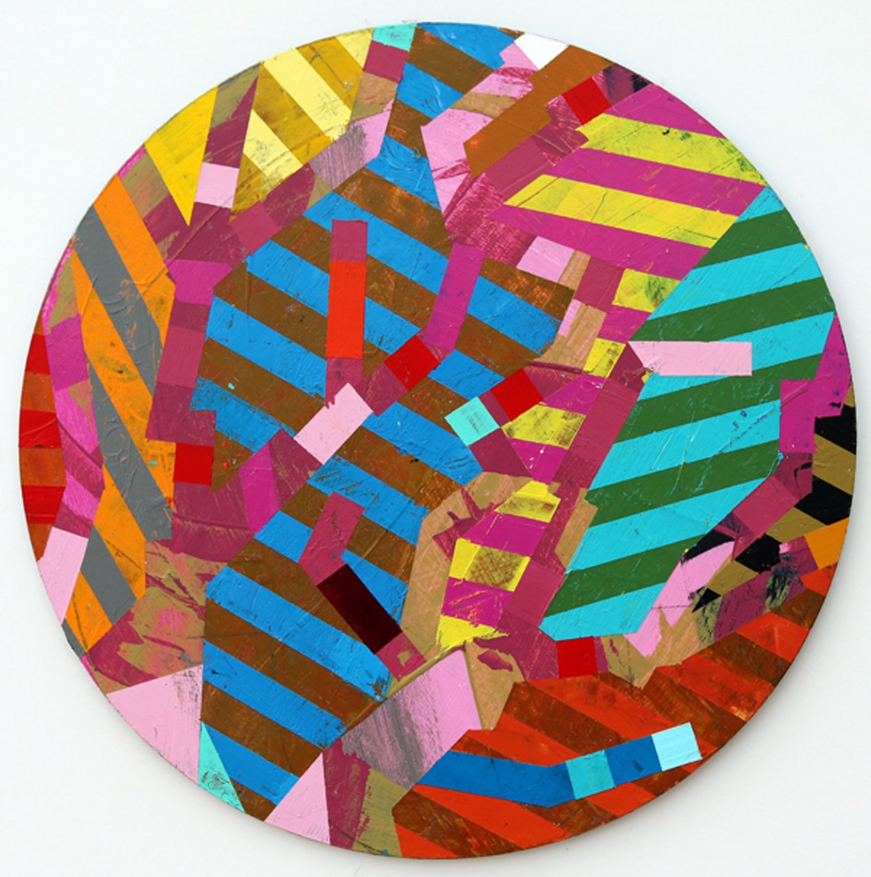 Twixt Heaven & Earth XIII-A (acrylic on circular board) 作者 莎拉·海沃德