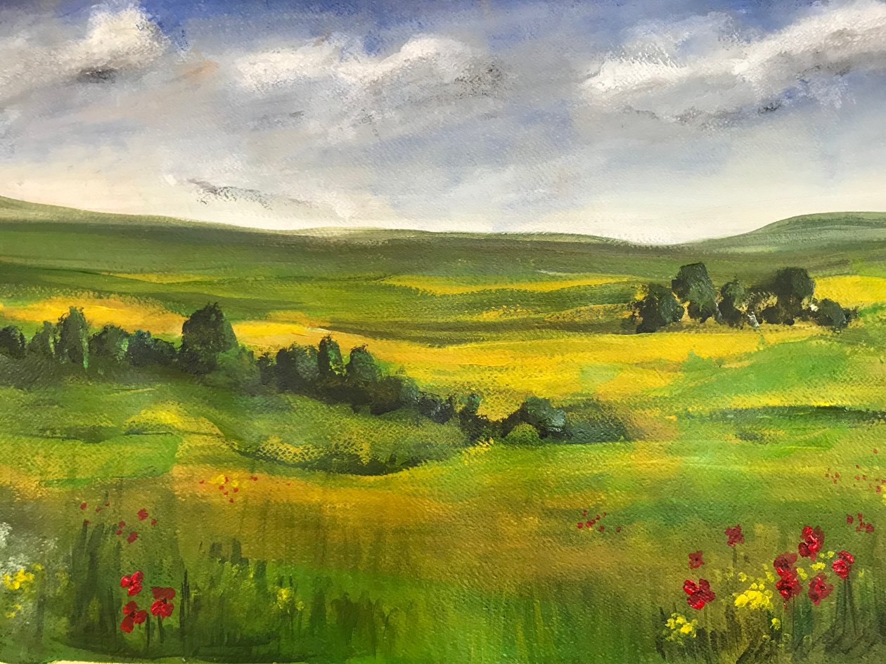 夏日风景 作者 莎拉·汤普森·恩格斯