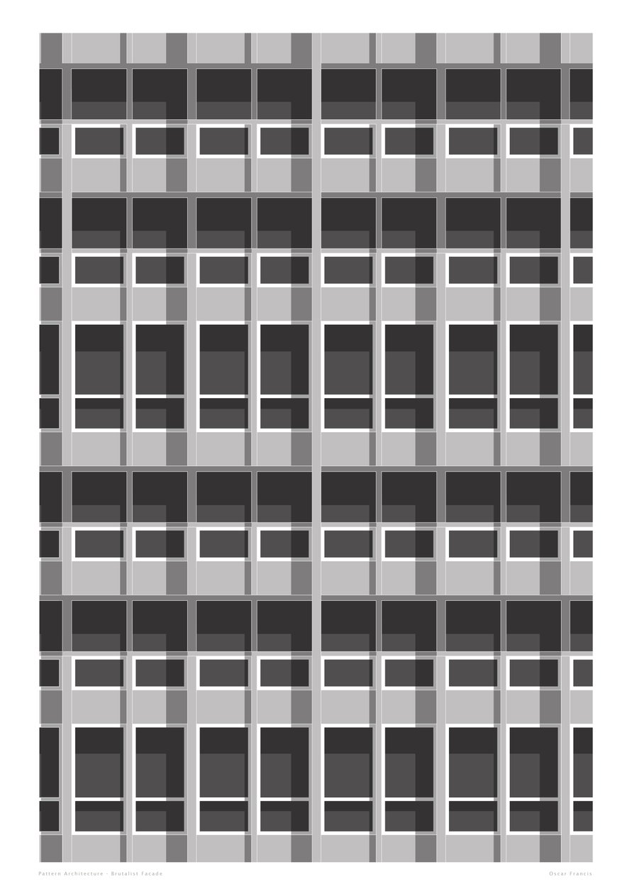 Brutalist Facade，2015（数字） 作者 萨拉·埃文斯
