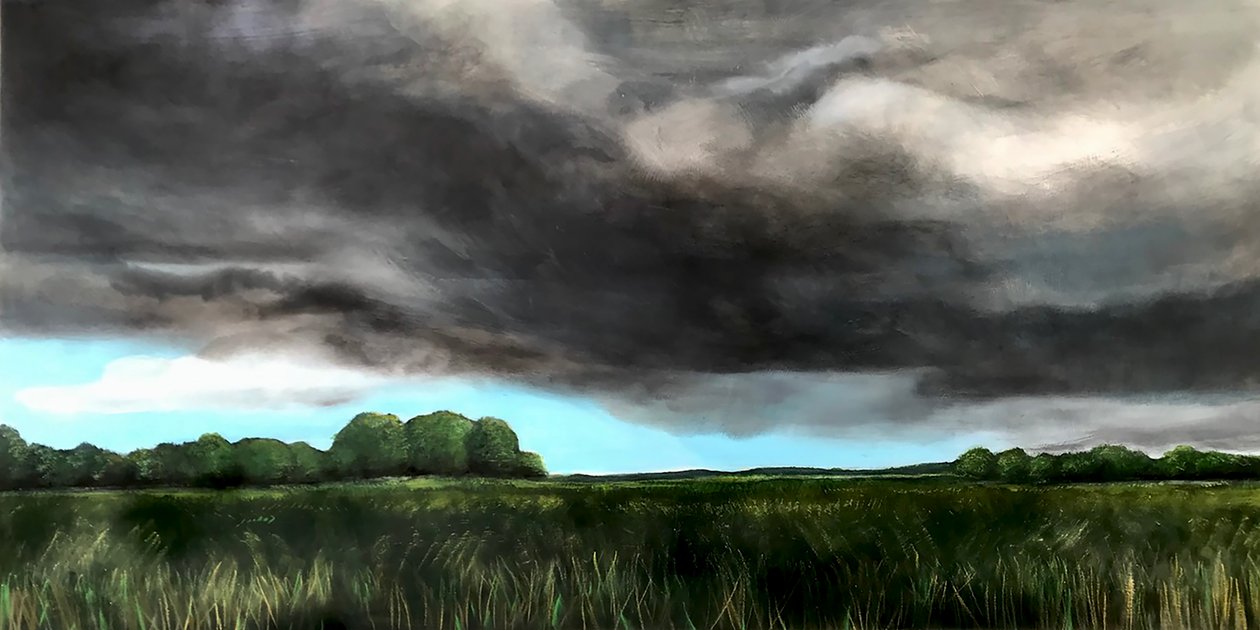 Before the storm’ 2020 (acrylic on board’ 作者 莎拉·汤普森·恩格斯