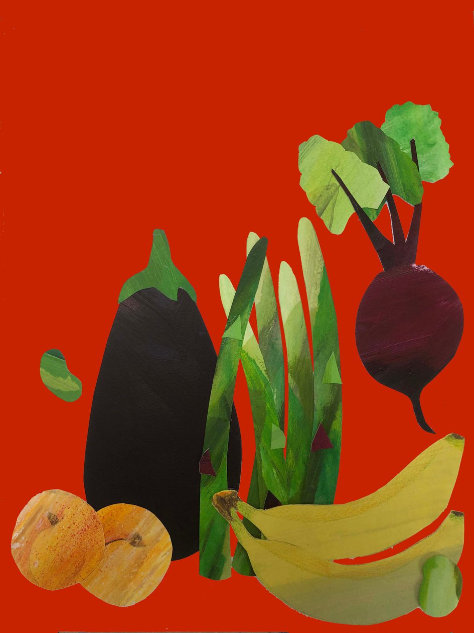 Fruit & veggies vegetables 2020 (cutout) 作者 莎拉·汤普森·恩格斯