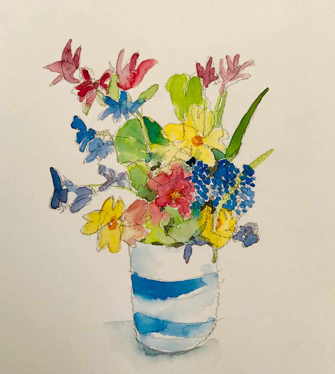 Spring flowers II, 2020 作者 莎拉·汤普森·恩格斯