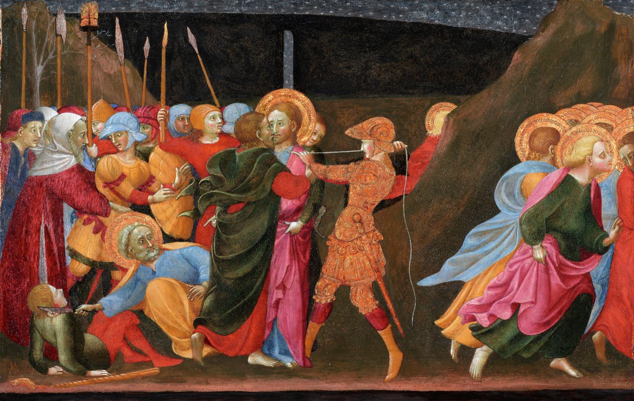 基督的背叛，c.1437（面板上的蛋彩画） 作者 萨塞塔c.1392 1450萨塞塔c.1392 1450