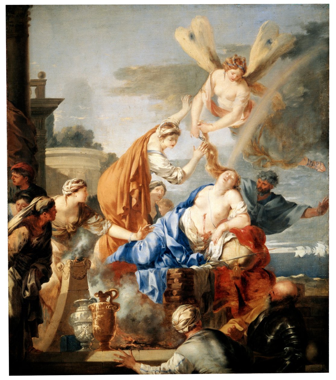 狄多之死，c1637-c1640 作者 塞巴斯蒂安·波登（Sebastien Bourdon）