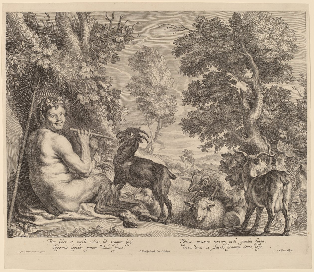 潘氏长笛 作者 在 Jacob Jordaens 之后骂 Adams Bolswert