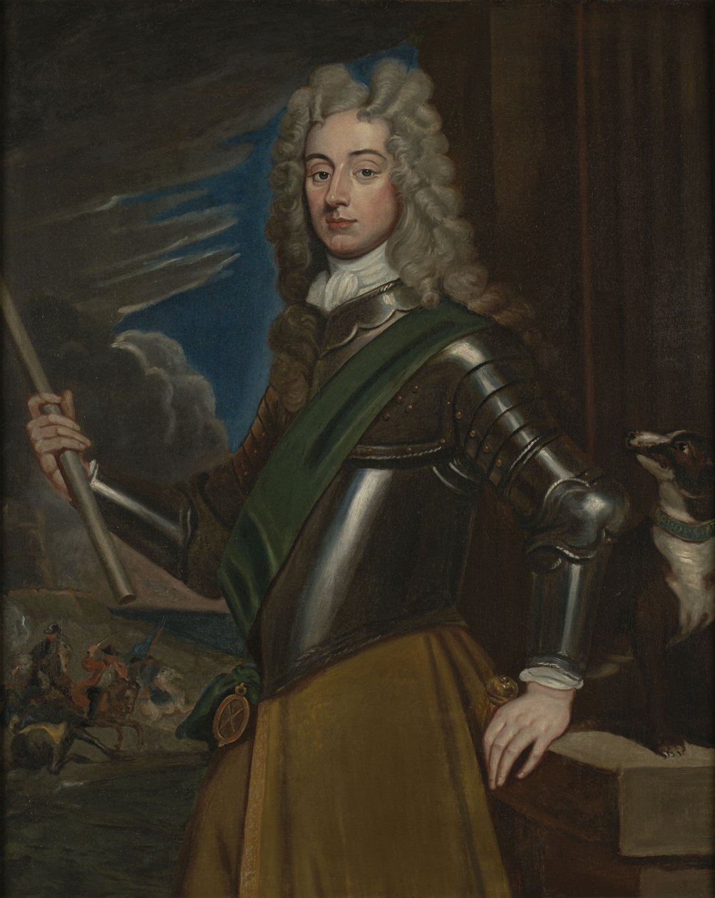 John Dalrymple爵士的肖像，第二位楼梯伯爵，元帅和外交官（1673-1747） 作者 戈弗雷·克纳勒