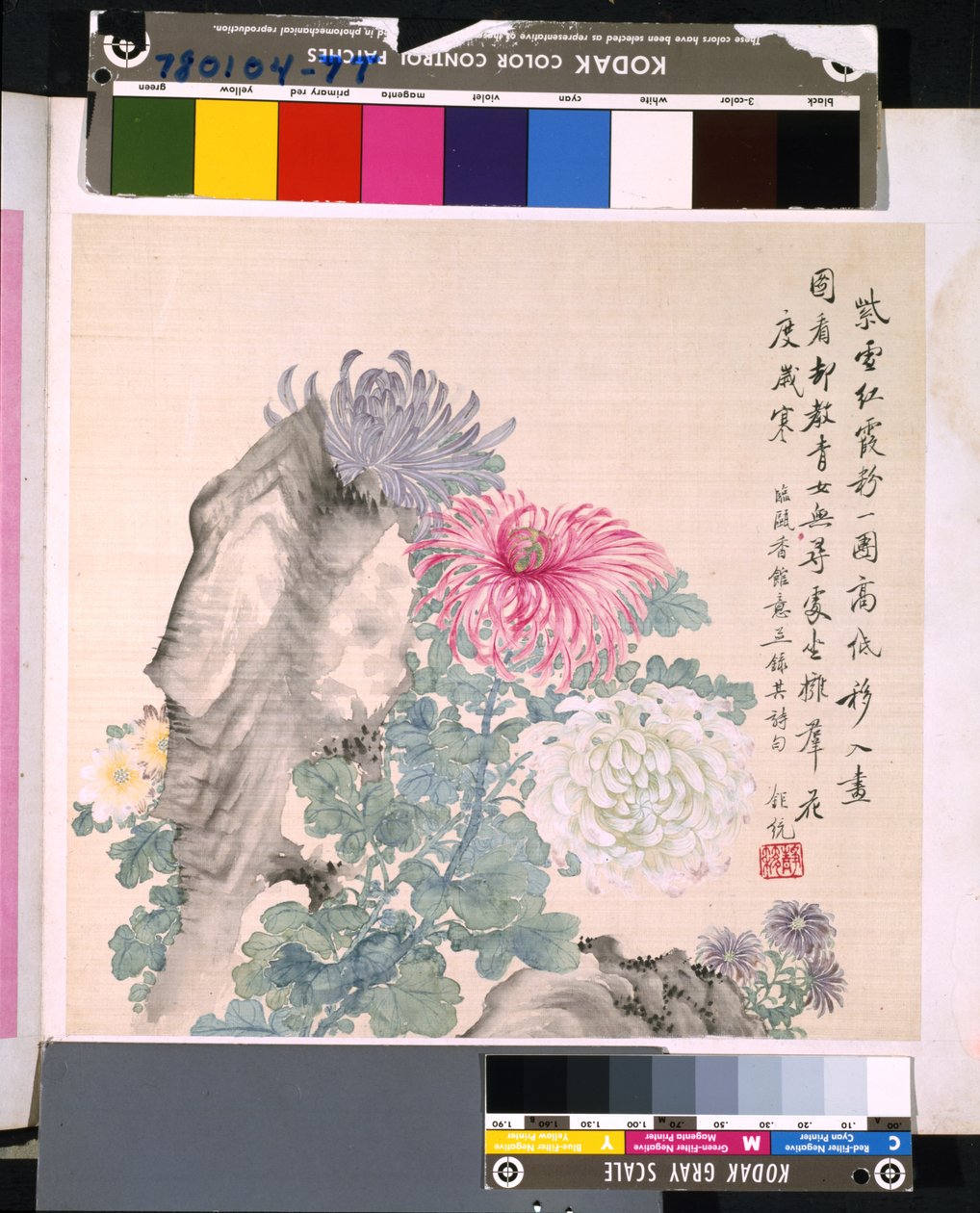 花鸟册》，日期不详（绢本水墨和彩色） 作者 学校中文
