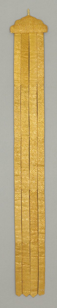 Obi Fragment, chakumapeto kwa 19th-koyambirira kwa zaka za zana la 20 (nsalu ya Silika) chibwano 作者 学校中文