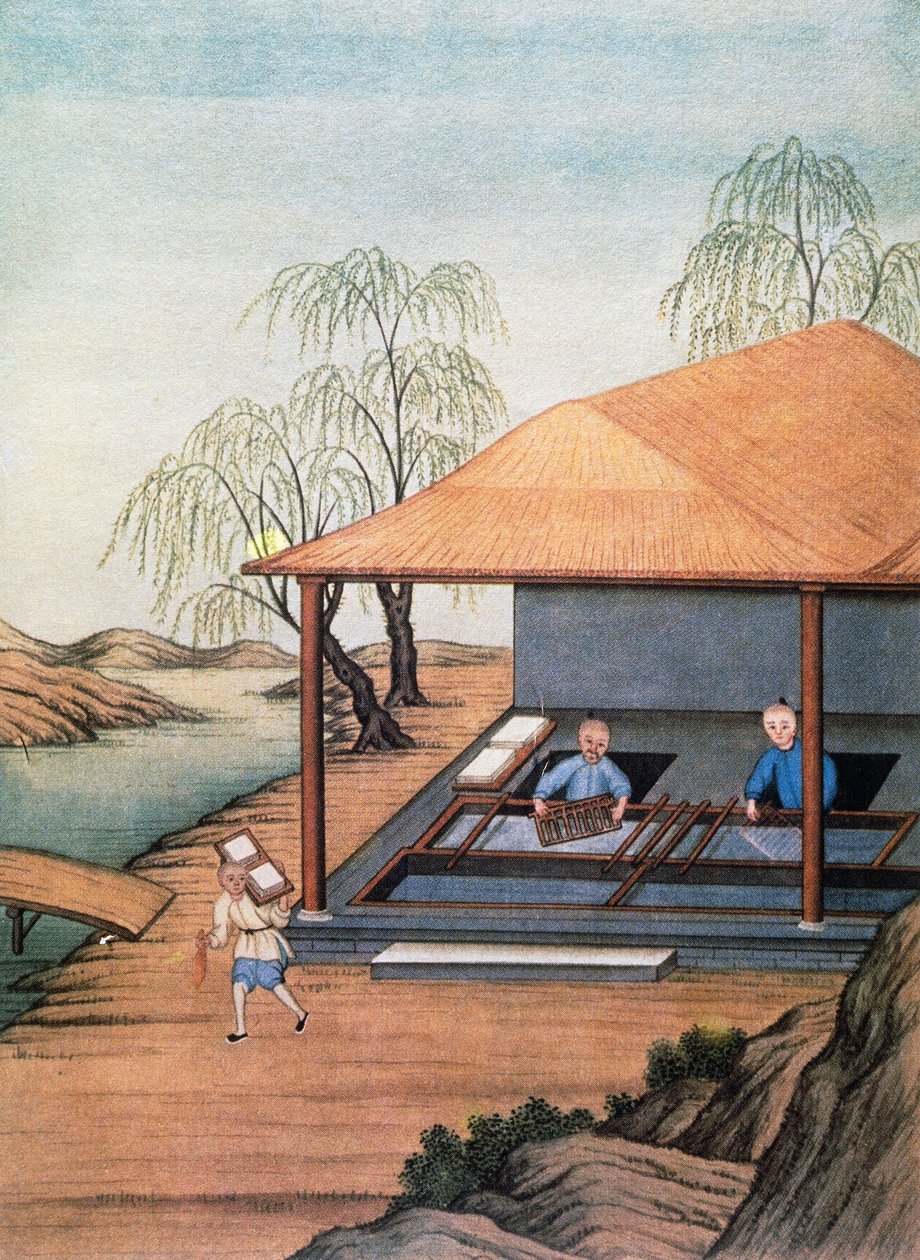 旧造纸厂，彩色印刷，中国 作者 学校中文