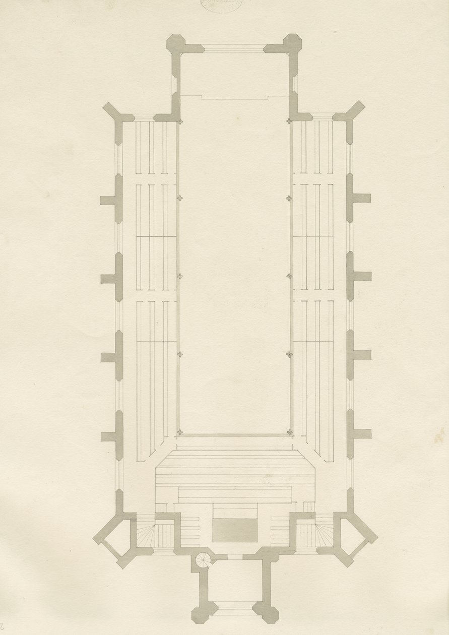 Burton-upon-Trent - Holy Trinity Church: drawing, nd [?1820s] (drawing) 作者 学校英语