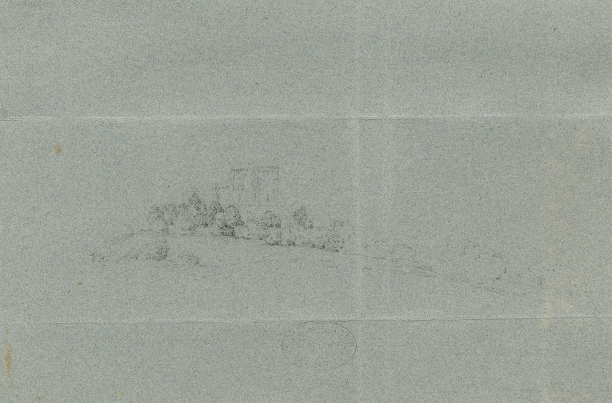 城堡教堂-斯塔福德城堡：铅笔画，nd [?19世纪]（绘图 作者 学校英语