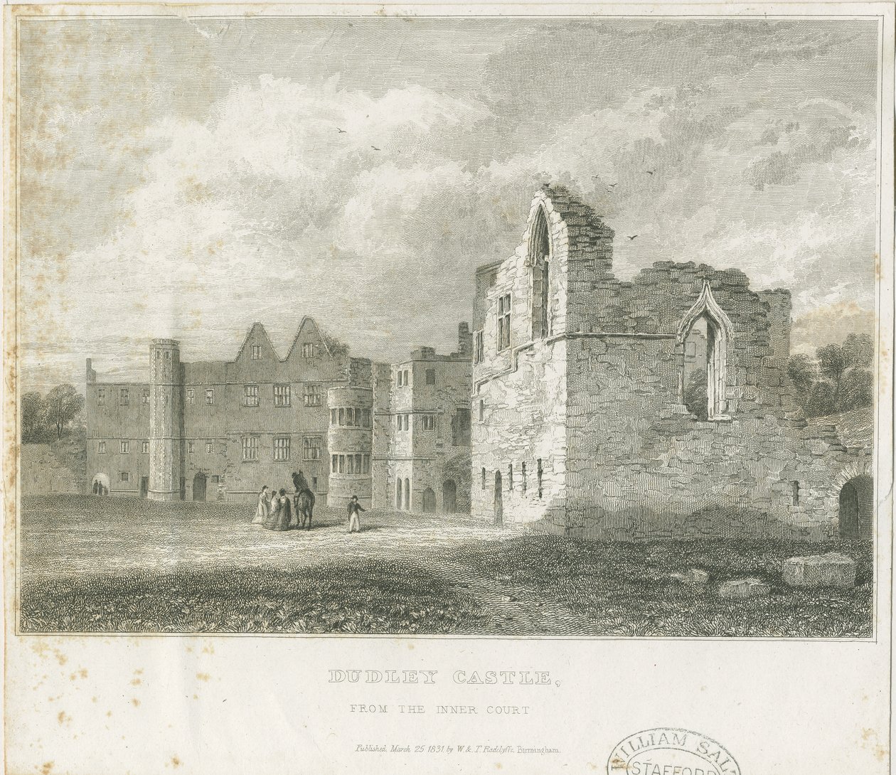 杜德利城堡--堡垒：雕刻，nd [c1831] (印刷品) 作者 学校英语