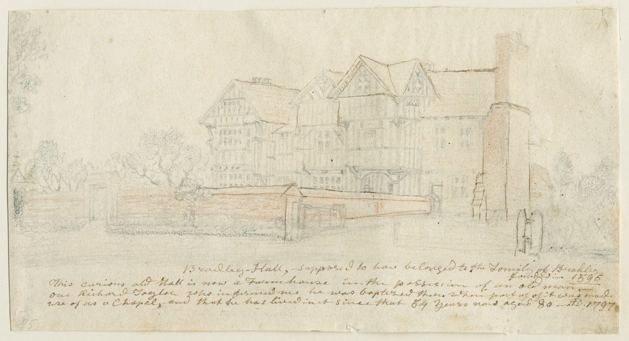 Kingswinford - Bradley Hall: tinted pencil drawing 作者 学校英语