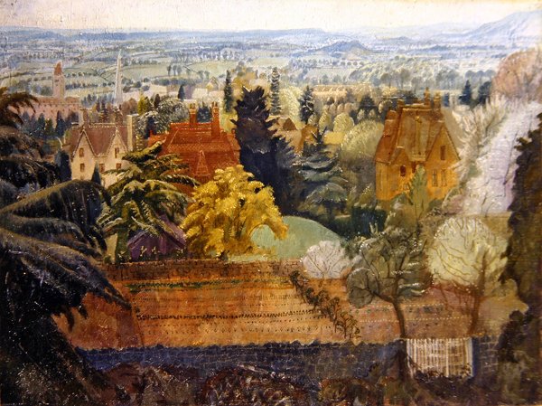法国北部的风景（布面油画） 作者 学校英语
