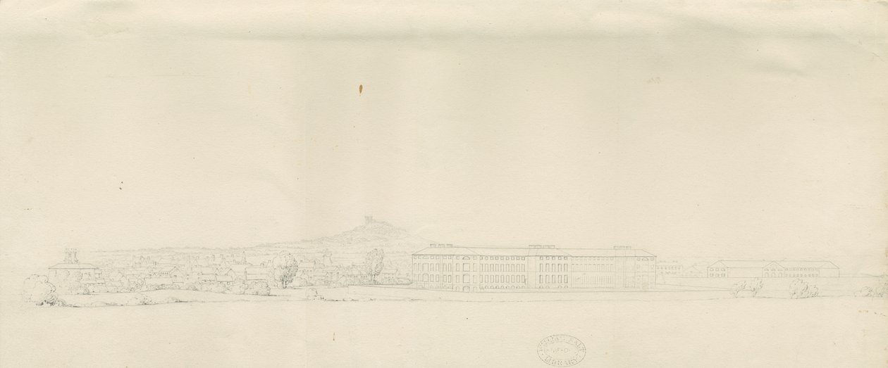 斯塔福德--城市景观：铅笔画，nd [?19世纪]（绘图）。 作者 学校英语