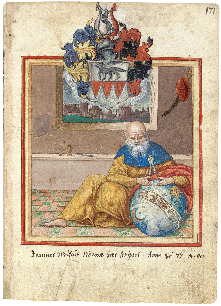 Salomon Schweigger von Sulz专辑Amicorum的页面 作者 欧洲学校