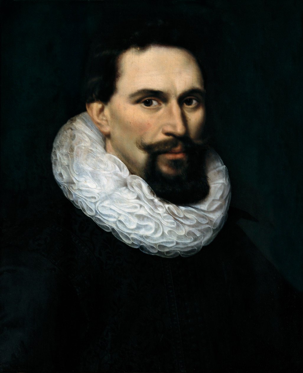 拿骚的莫里斯 (1567-1625) 的肖像，奥兰治亲王，拿骚伯爵。 匿名绘画，佛兰芒画派（布面油画） 作者 佛兰芒语学校
