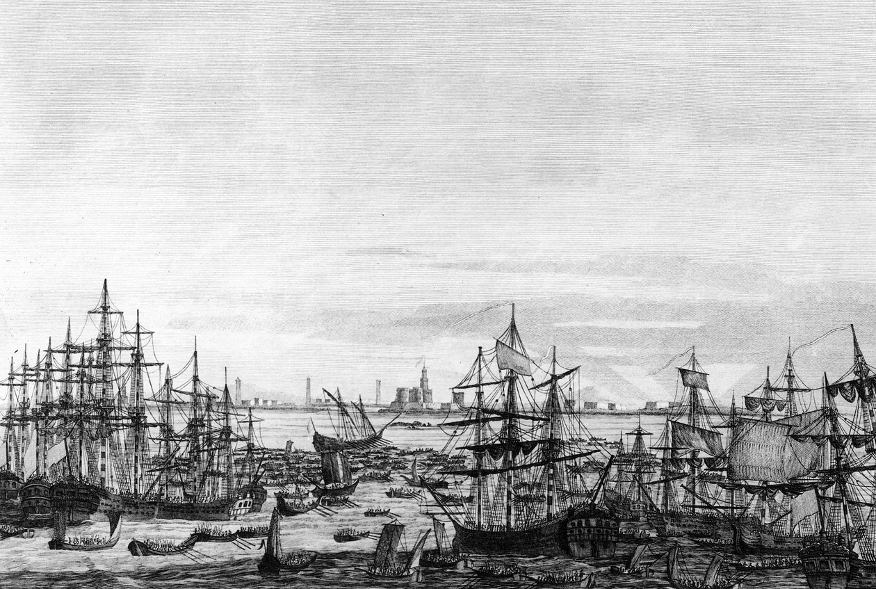 拿破仑-波拿巴（Napoleon I Bonaparte）领导的埃及战役（远征）（1798-1801）。 作者 法语学校