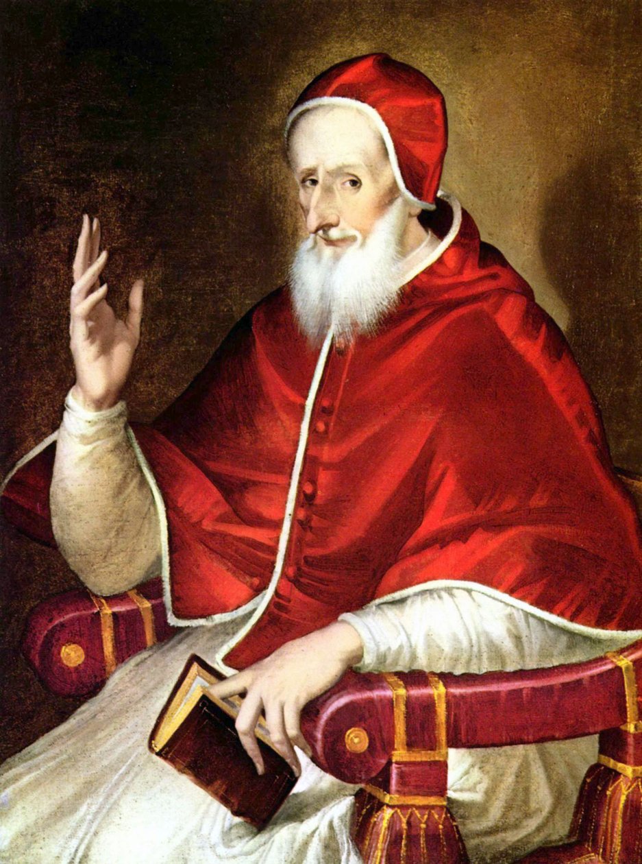 教皇庇护五世（Antonio Michele Ghislieri），1566-1572 年教皇 作者 法语学校