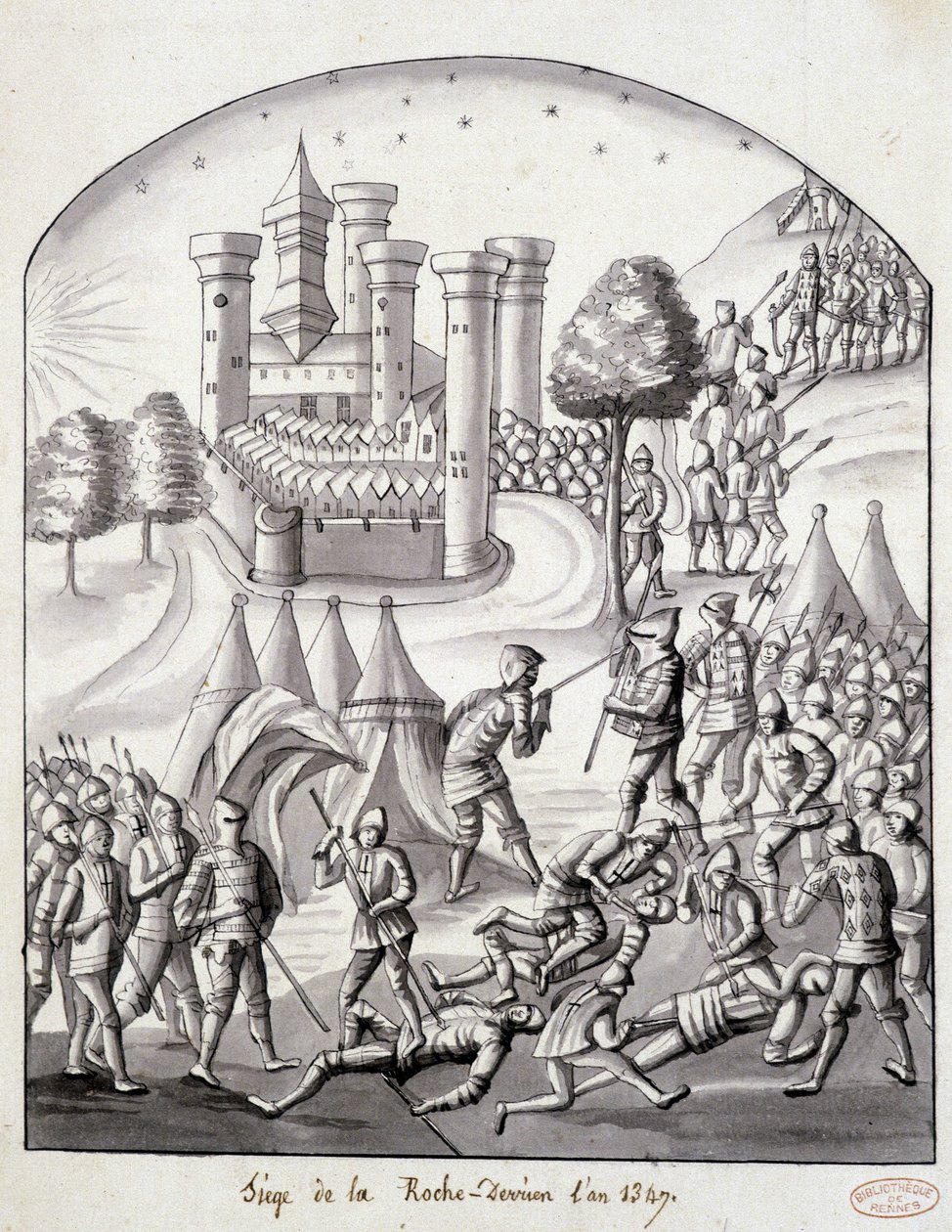 1349 年围攻 Roche-Derrien 作者 法语学校