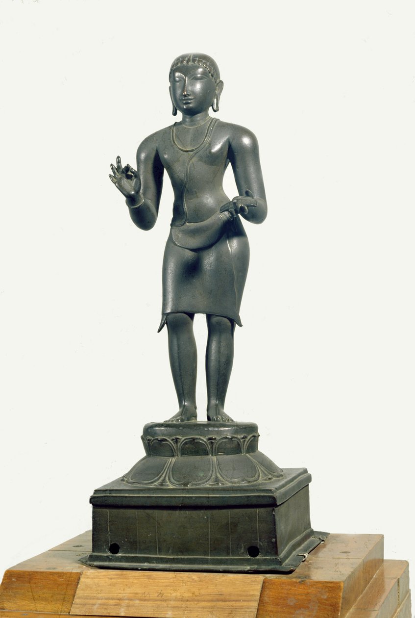 卡利（Kali），泰米尔纳德邦（Tamil Nadu），晚乔拉（古铜色） 作者 印度学校