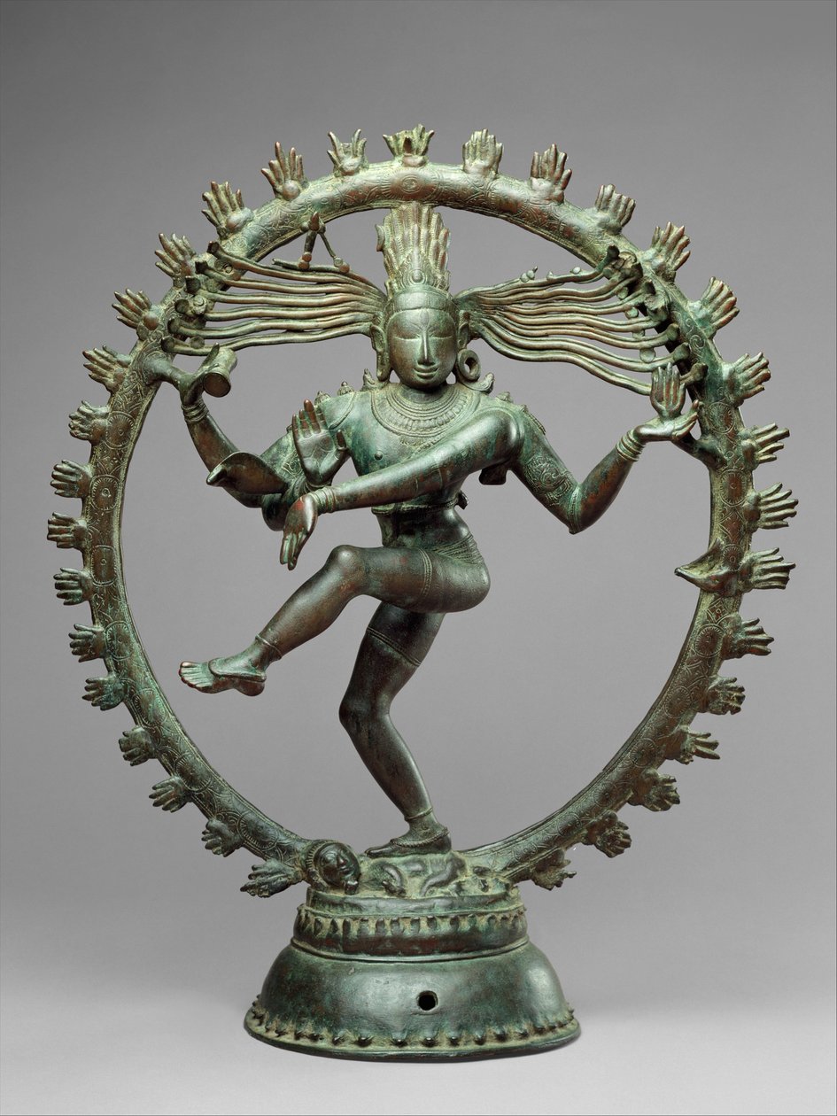 希瓦·纳塔拉加（Shiva Nataraja），舞蹈之王，约11世纪（铜） 作者 印度学校