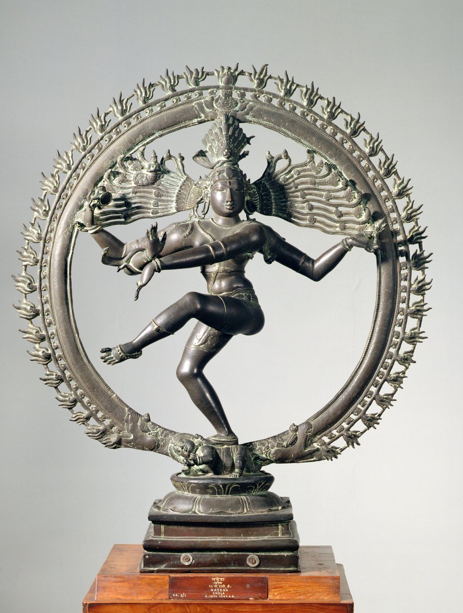 希瓦·纳塔拉哈（Shiva Nataraja），泰米尔纳德邦（Tamil Nadu），晚乔拉（青铜） 作者 印度学校