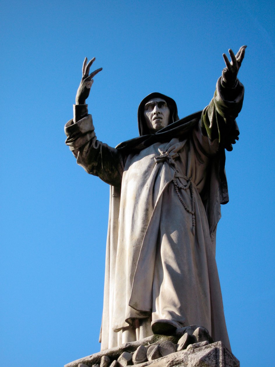 杰罗姆·萨沃纳罗拉 (Girolamo Savonarola) 雕像 作者 学校意大利语