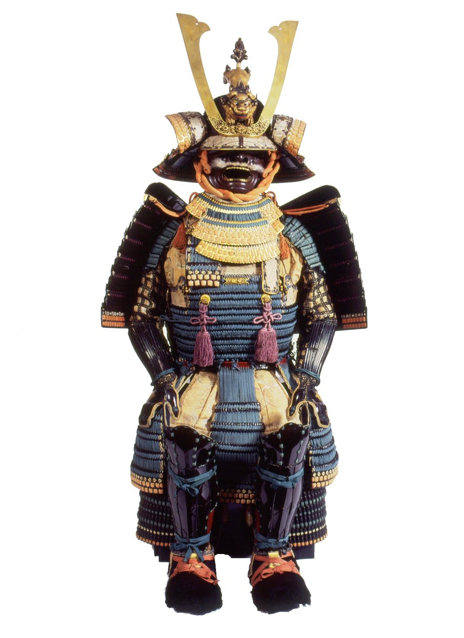 Ceremonial suit of armour for a samurai, Edo Period (mixed media) 作者 日本学校