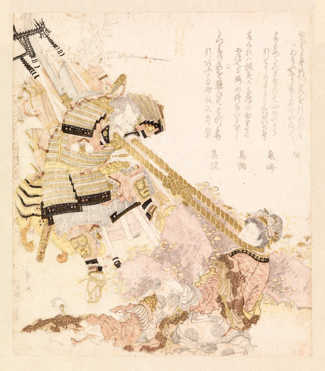 传奇故事的描绘（彩色木刻） 作者 学校日语
