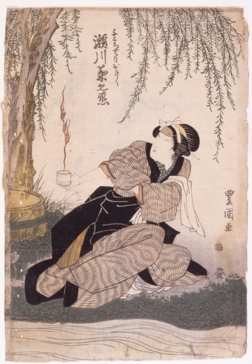 濑川菊之条（彩色木刻） 作者 学校日语