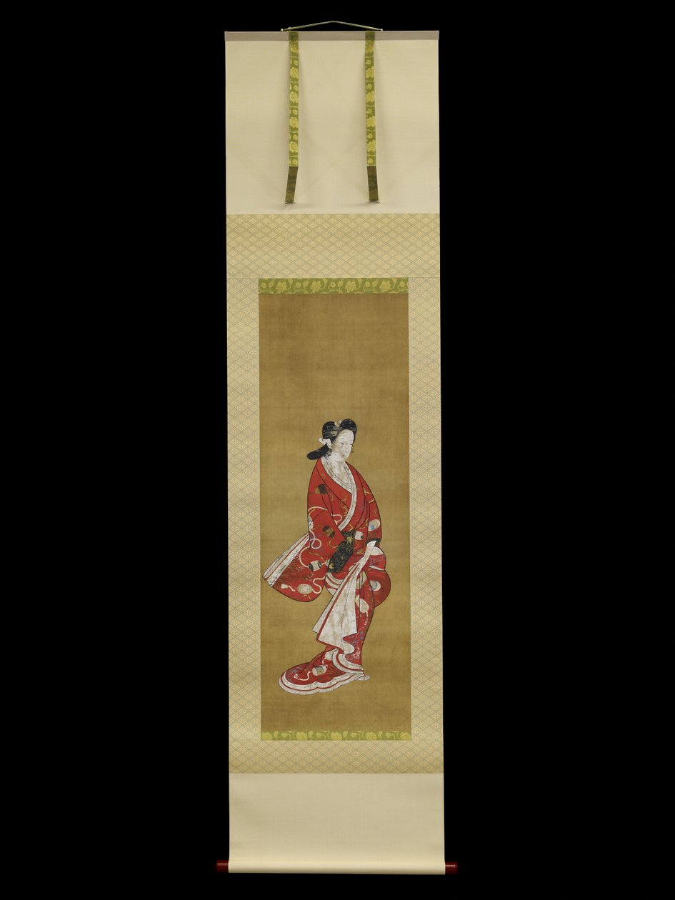站立美女 作者 日本学校