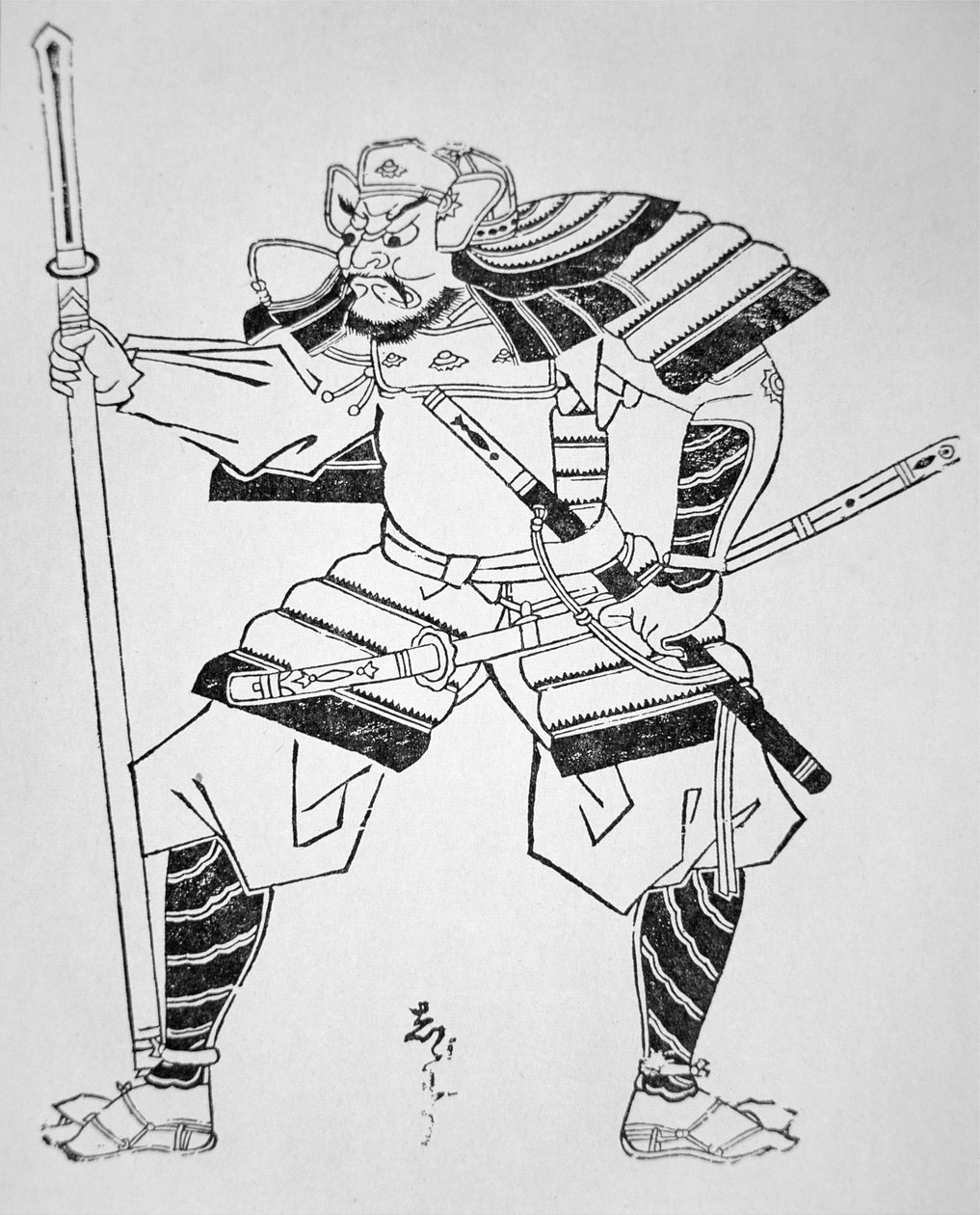 无名日本武士（石版） 作者 学校日语