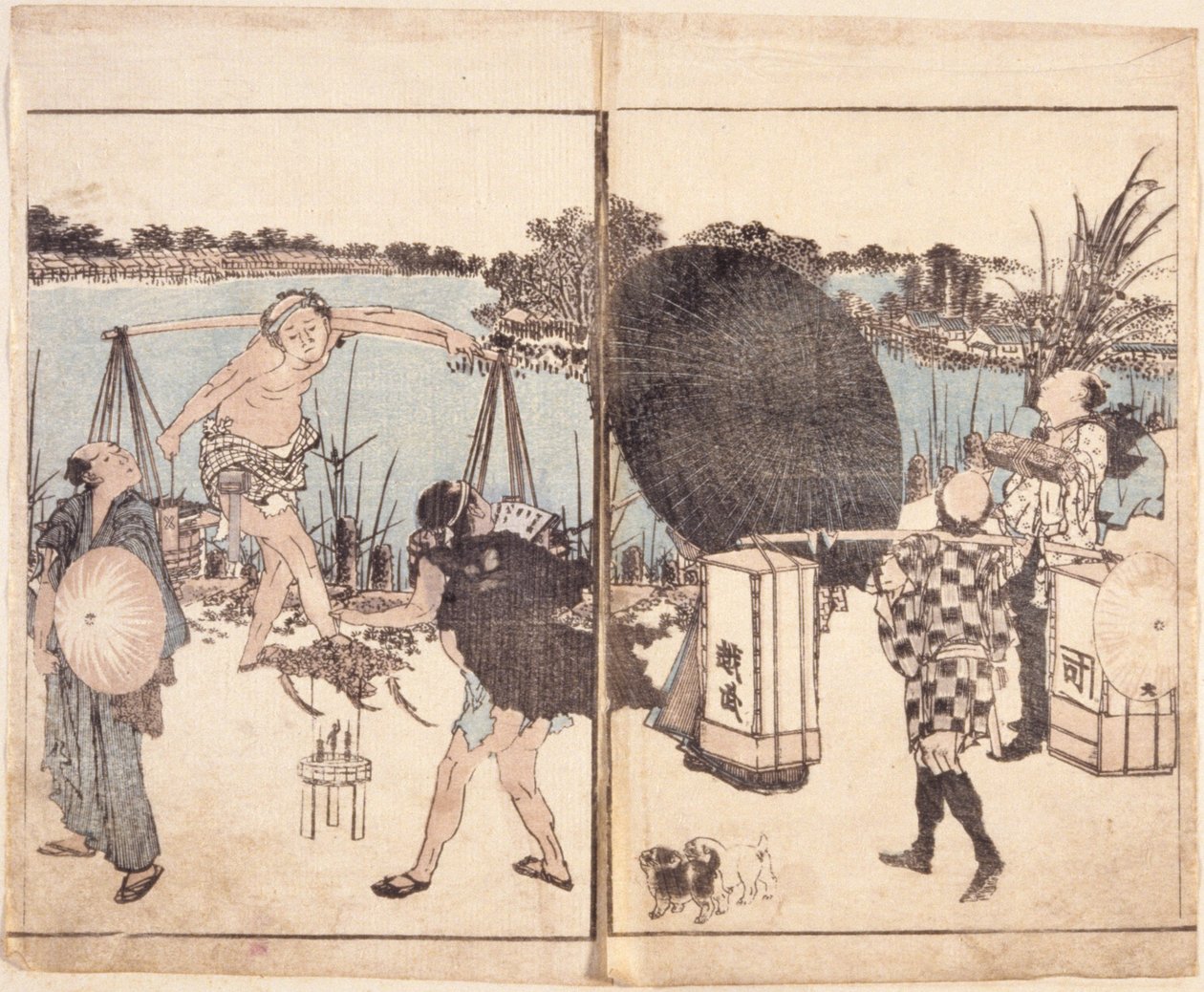 无题（彩色木刻） 作者 学校日语