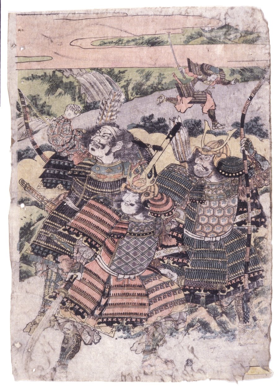 无题（彩色木刻） 作者 学校日语