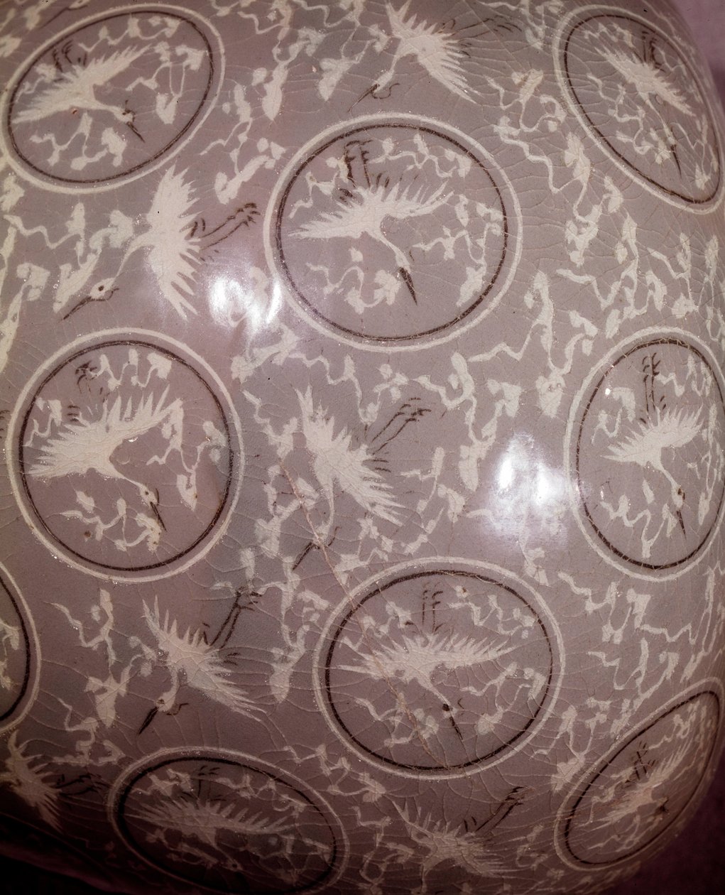 Art coreen：花瓶细节“梅花枝”（vase a prunus）。 高丽时代，12 世纪末。 Hyung pil ch 收藏 作者 学校韩语