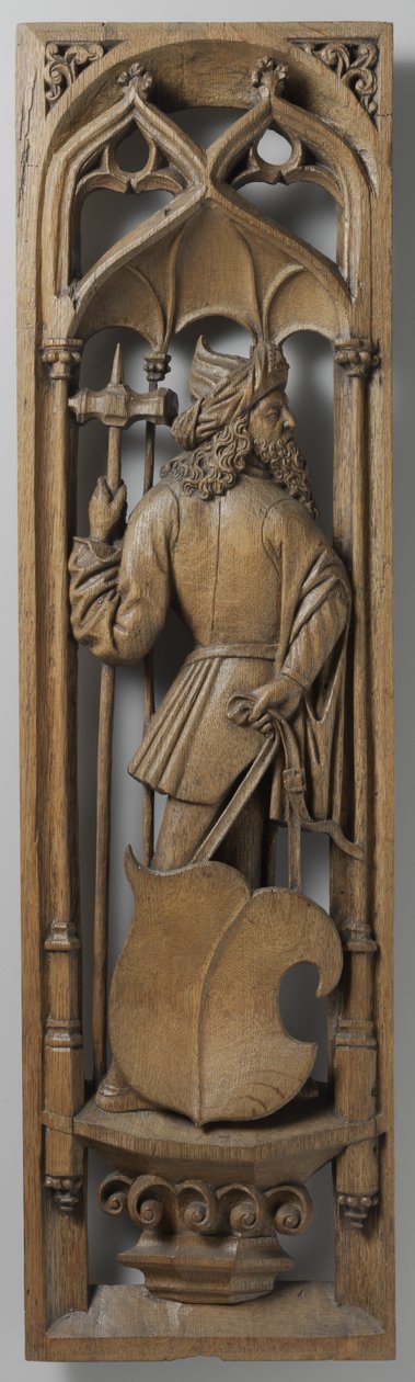 来自风琴箱的面板c。 1510-20（橡木，带有多色痕迹） 作者 学校荷兰语