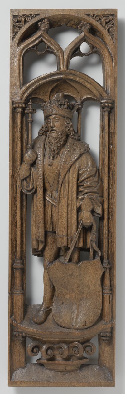 来自风琴箱的面板c。 1510-20（橡木，带有多色痕迹） 作者 学校荷兰语