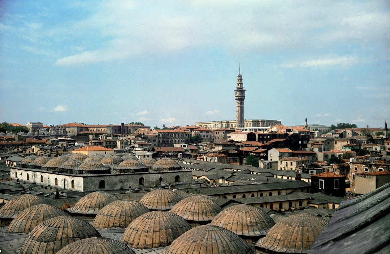 Panoramic view of Istanbul, with domes of the Great Bazaar 作者 校长