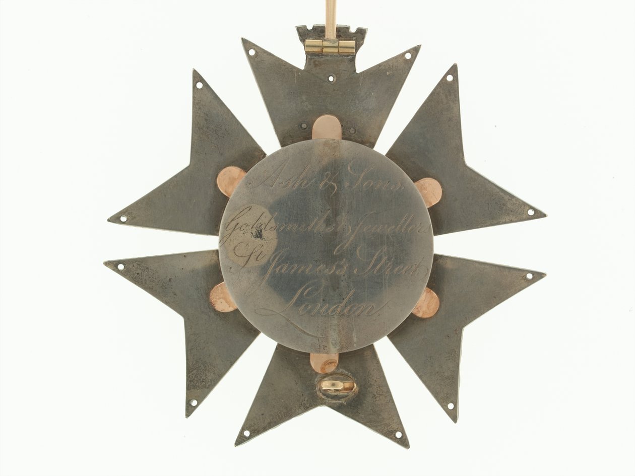 Badge, Order of the Tower and Sword, Portugal, General Sir Galbraith Lowry Cole (metal) 作者 葡萄牙语学校
