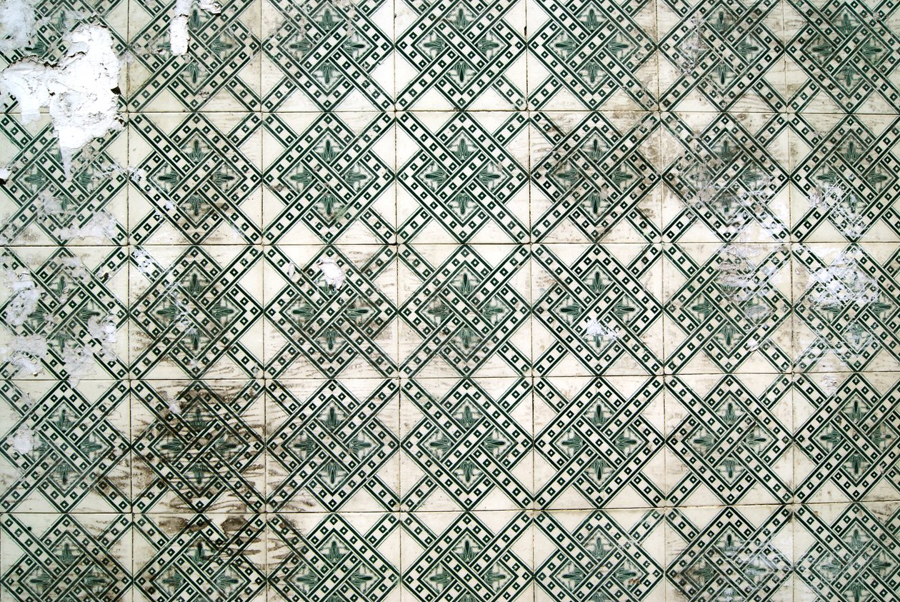 Traditional panel, Lisbon, Portugal (ceramic tiles) 作者 葡萄牙语学校