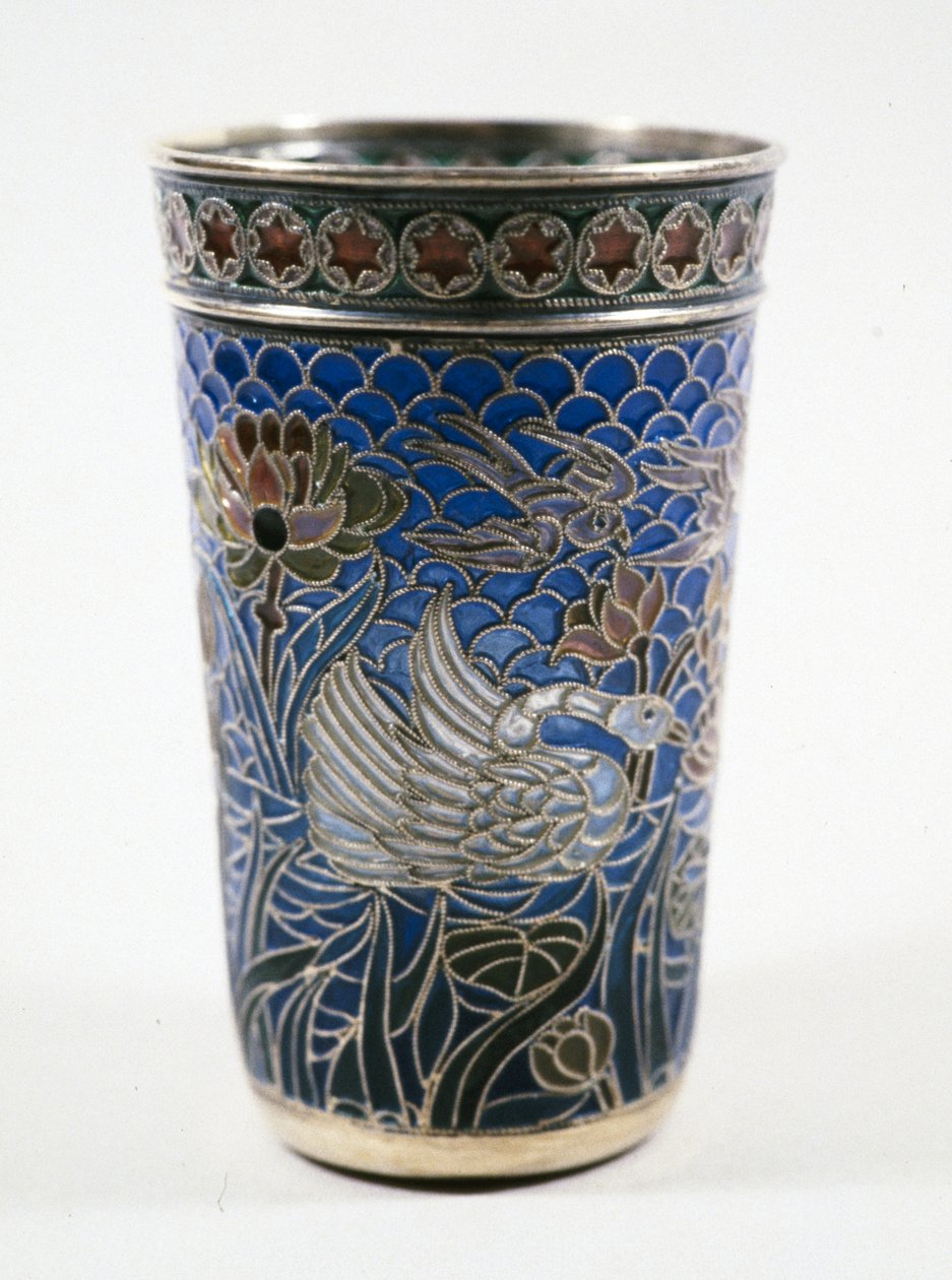 杯子，约1890年（珐琅） 作者 学校俄语