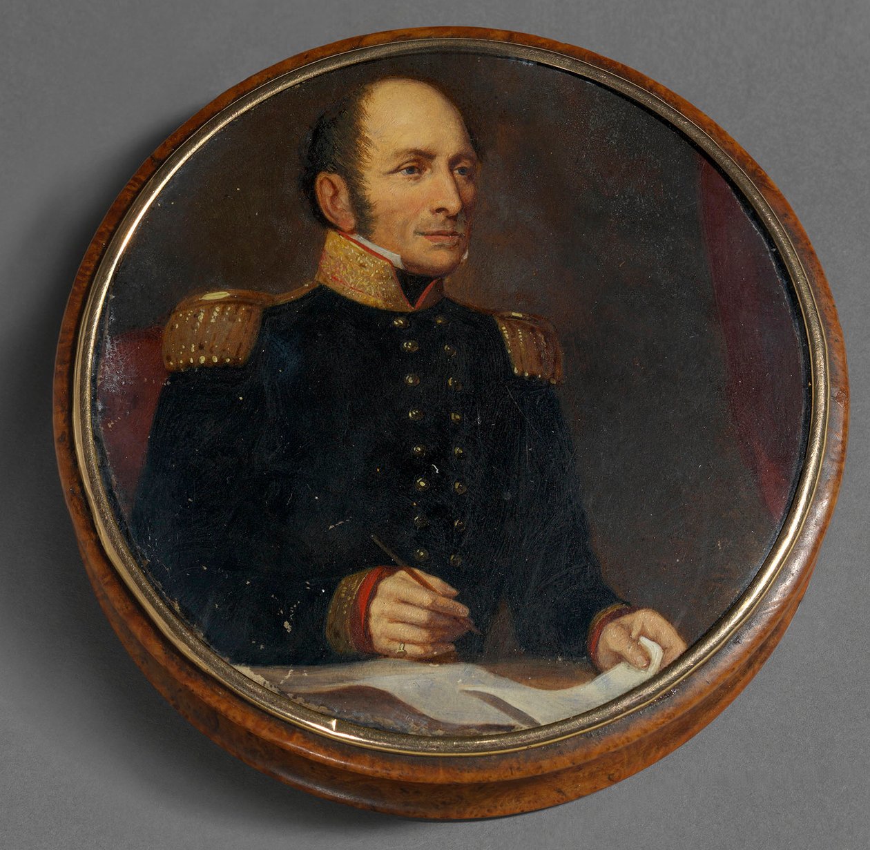 Portrait du marechal russe Michel (Mikhail) Bogdanovitch Barclay de Tolly (Barclay-de-Tolly) (1761-1818) - Anonyme 作者 学校俄语