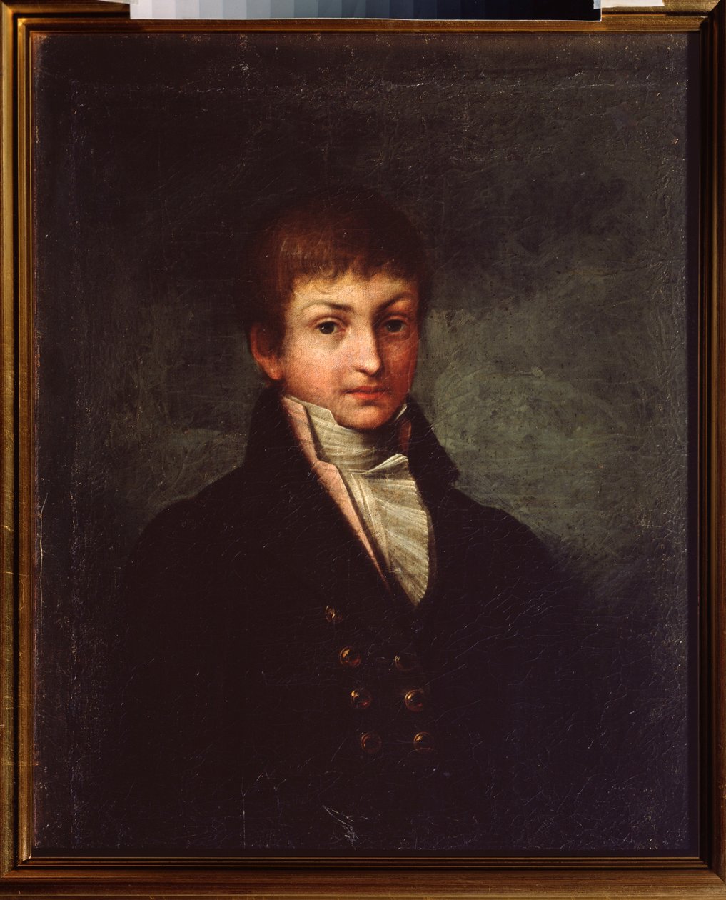 诗人康斯坦丁-N.巴秋什科夫（Constantin Batiouchkov）（1787-1855 年）。俄罗斯绘画大师的作品，布面油画，约 1800 年。俄罗斯艺术 作者 学校俄语