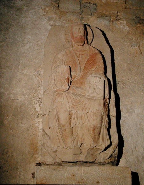 基督登基（石头） 作者 学校西班牙语