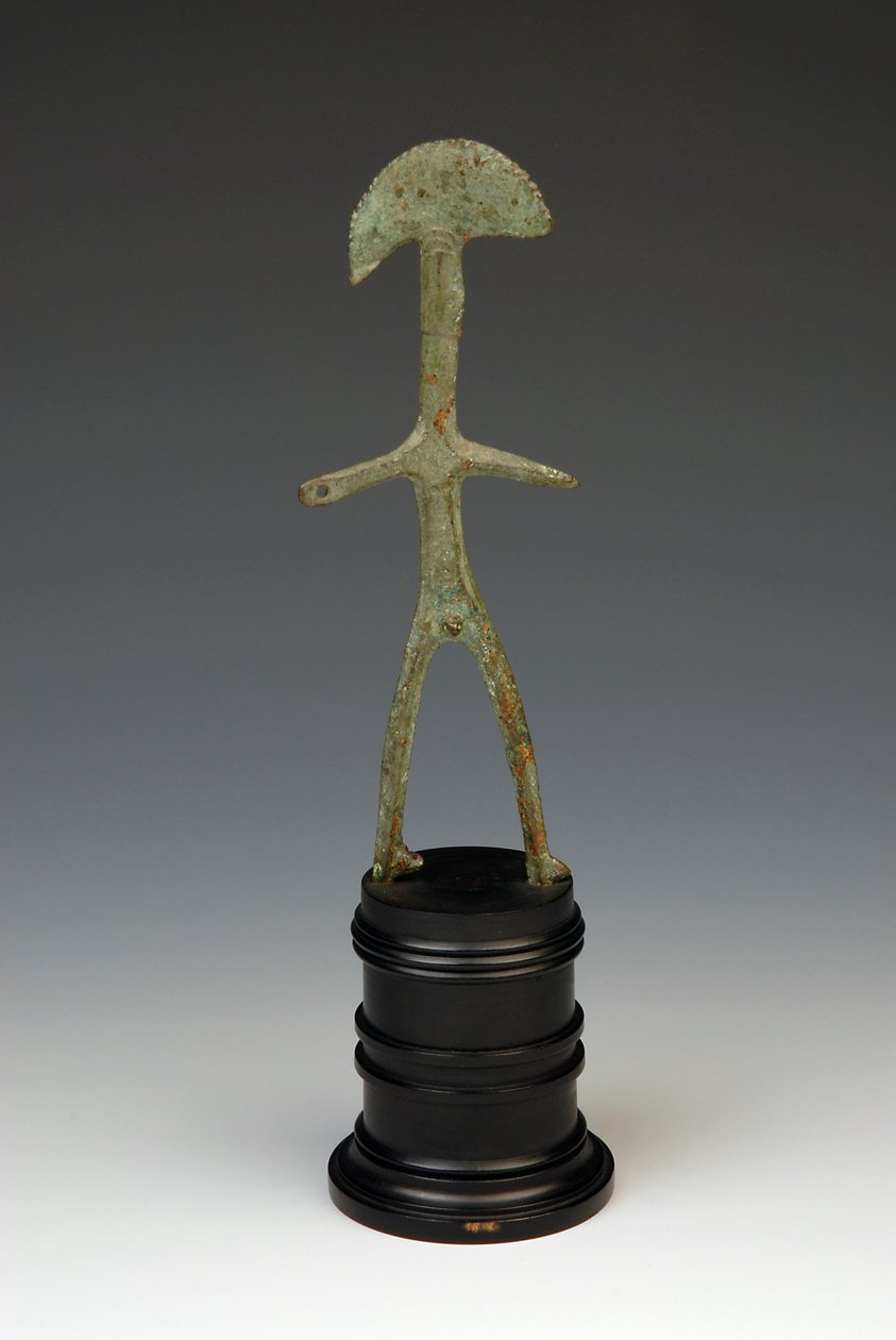 士兵雕像，公元前450年（青铜） 作者 翁布里亚学校