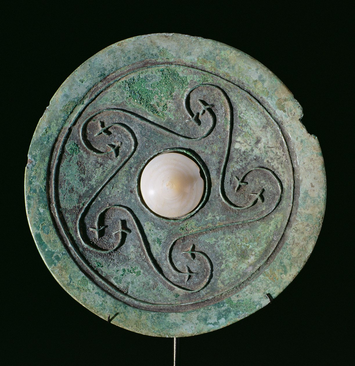 镜子，东子文化 c.200 BC-200 AD，越南（青铜） 作者 越南语学校