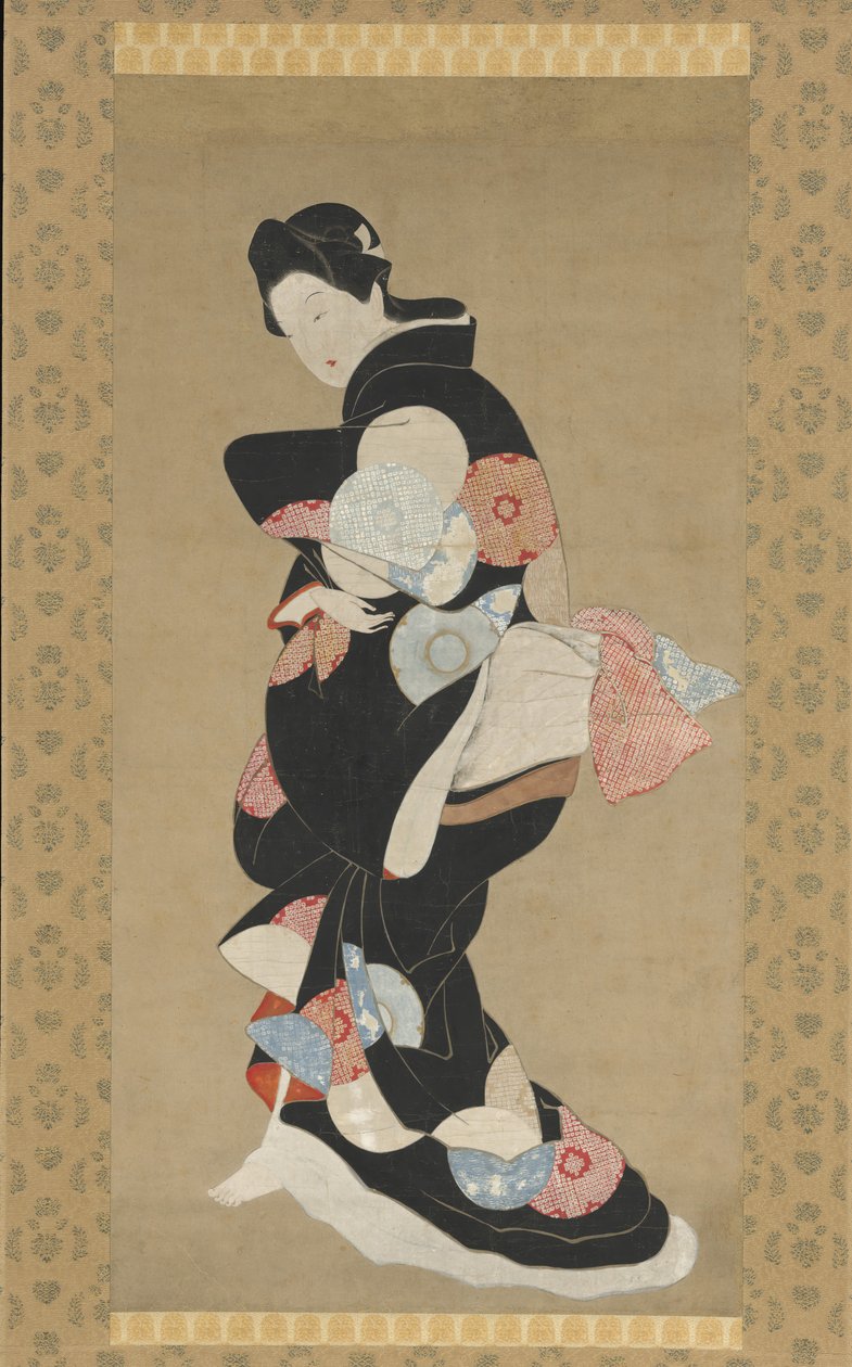 舞蹈家。 作者 菱川师信学校