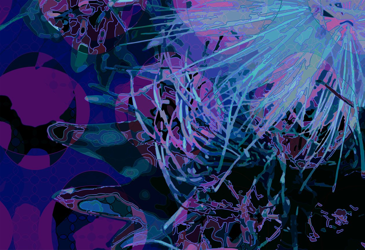 Artichoke_abst_horz3 (digital) 作者 斯科特·戴维斯（Scott J.Davis）